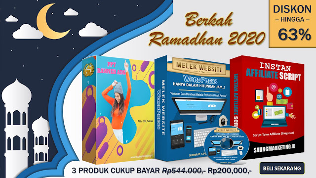 Paket Promo Ramadhan 3 Produk Digital