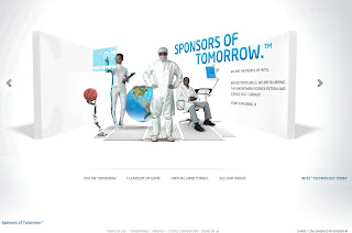 Intel Sponsors Of Tomorrow Flash Web Design Site