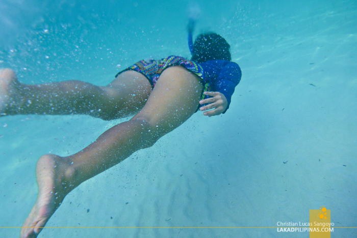 Snorkeling at Quezon Beach in Patikul Sulu