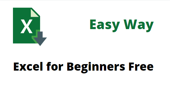 Excel for Beginners Free