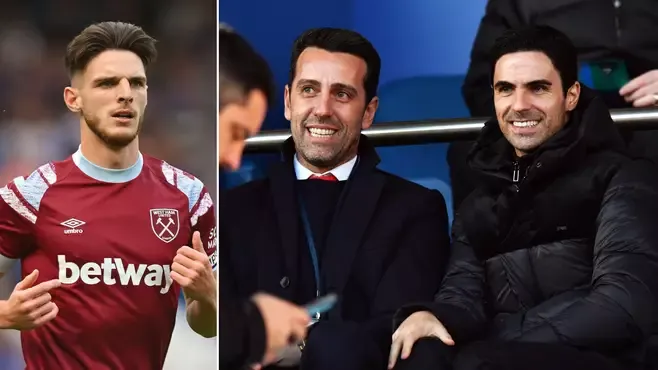 Arsenal Step Up Transfer Pursuit: Declan Rice Spotted with Edu and Josh Kroenke at Match