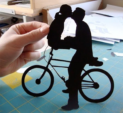 Hilarious Hand Cut Paper Silhouettes Seen On lolpicturegallery.blogspot.com