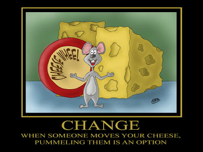 Funny Motivation Poster - Change