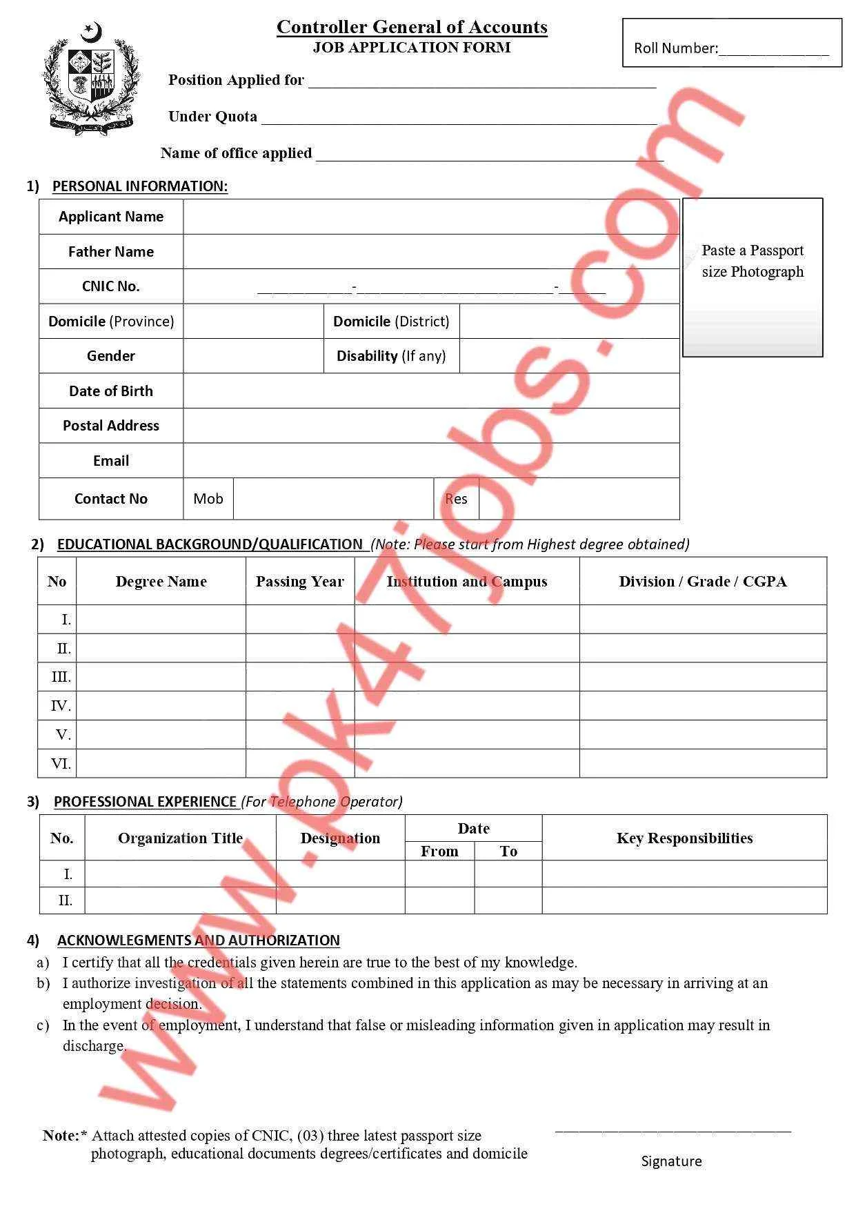 Controller General Of Accounts Jobs 2022 - Govt Jobs 2022