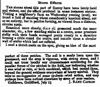 second reported crop circle 1880