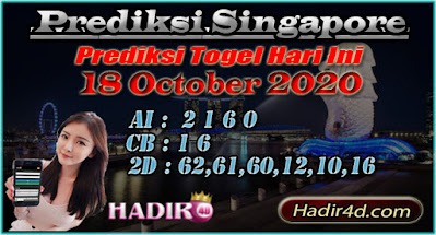 PREDIKSI TOGEL SINGAPORE 18 OCTOBER 2020