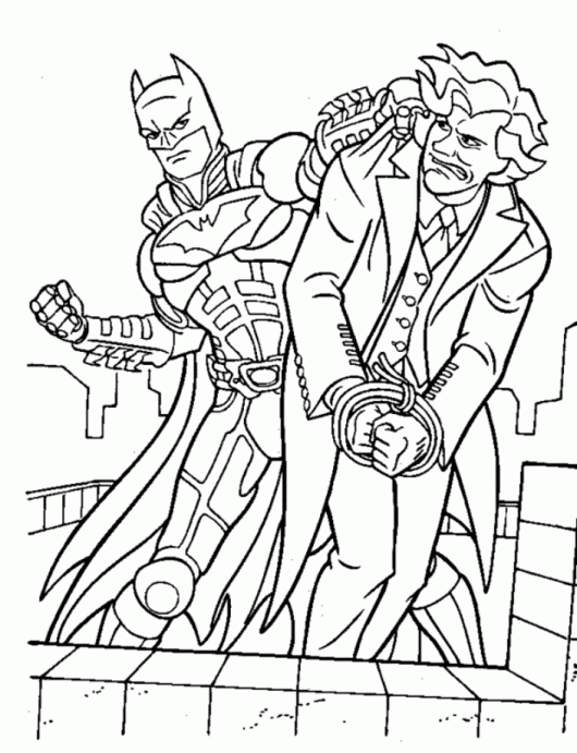 Coloring Pages: Batman Free Downloadable Coloring Pages