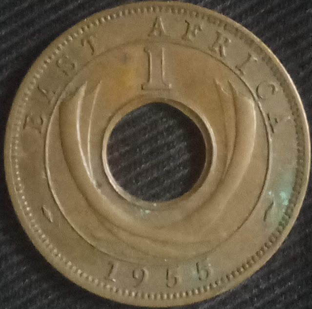 East Africa 1 Cent hole Coin