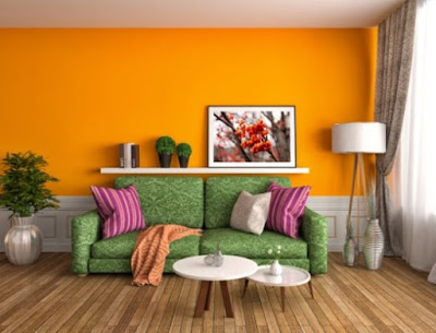 warna cat tembok ruang tamu yang bagus