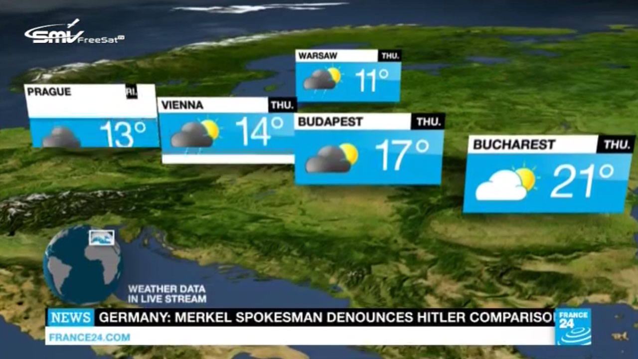 Frekuensi siaran France 24 di satelit ABS 2 Terbaru