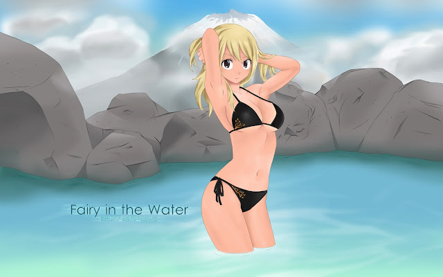 Lucy Heartfilia in Bikini Wallpaper 0014