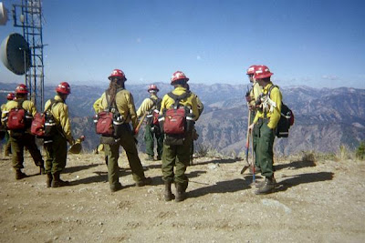 wild land forest firefighters Saw Tooth Mountains Idaho