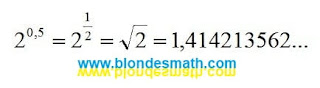 2 в ноль пятой степени. Корень из 2. Дробная степень. Математика для блондинок.