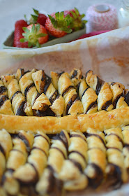 Poisson feuilleté à la pâte à tartiner 