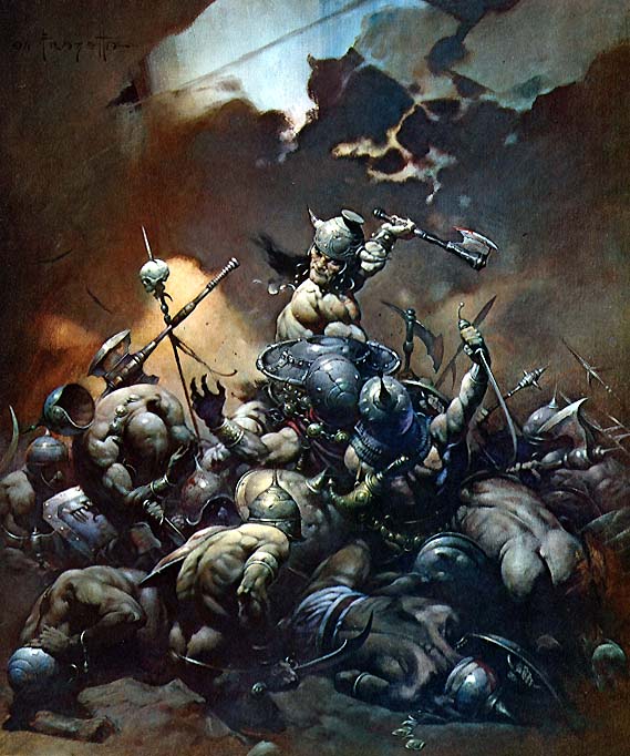 conan the barbarian frazetta. Conan the Barbarian artist