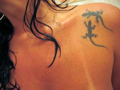 Some people consider placing the tattoo in places where the contraction of 