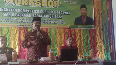 MAN 6 Pasaman Barat, Gelar Workshop 