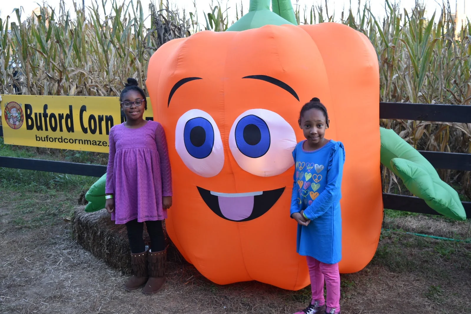 Running Around in a Corn Maze Sporting FabKids  via  www.productreviewmom.com