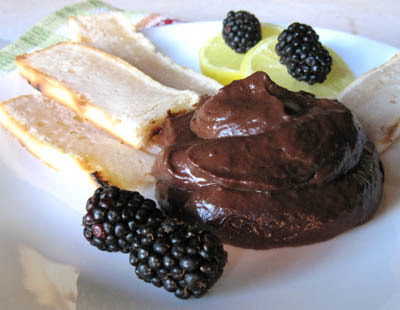 chocolate mousse cake recipe. I love raw chocolate mousse!