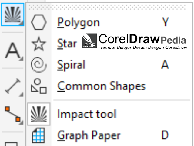 Tutorial cara membuat dan menggunakan Objek Draw (Lingkaran, persegi, polygon) di Coreldraw