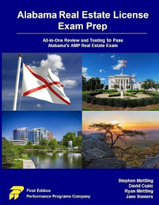 Alabama Real Estate License Exam Prep: All-in-One Review and Testing to Pass Alabama's AMP Real Estate Exam