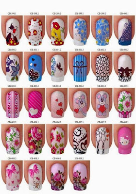 Imagenes de uñas decoradas, Modelos de uñas para manos