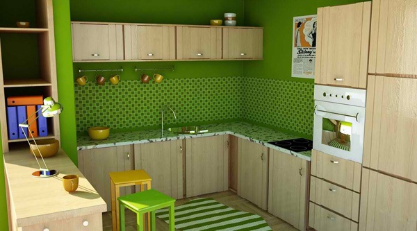 Contoh desain dapur mungil