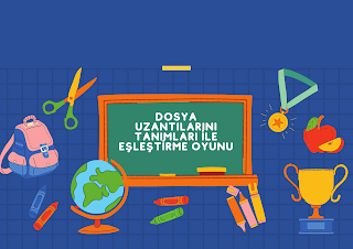 Dosya Uzantıları Eşleştirme Oyunu