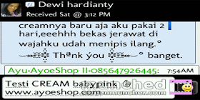 Cream Pemutih Wajah Baby Pink