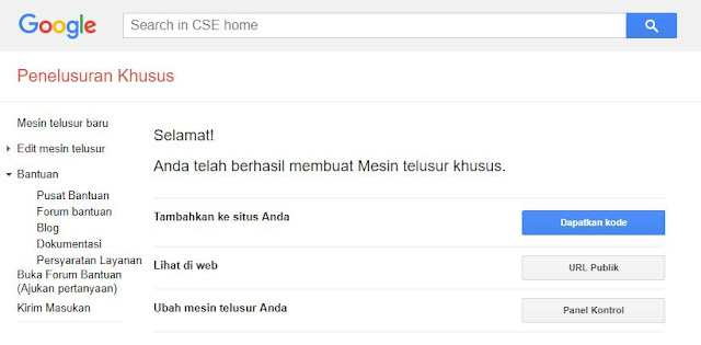 Cara Membuat Mesin Pencari Khusus Google