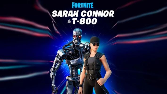 تسربت  سكنات الجديدة Fortnite Terminator T-800 وسارة كونور