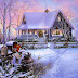 Free Christmas Scene Wallpaper Winter