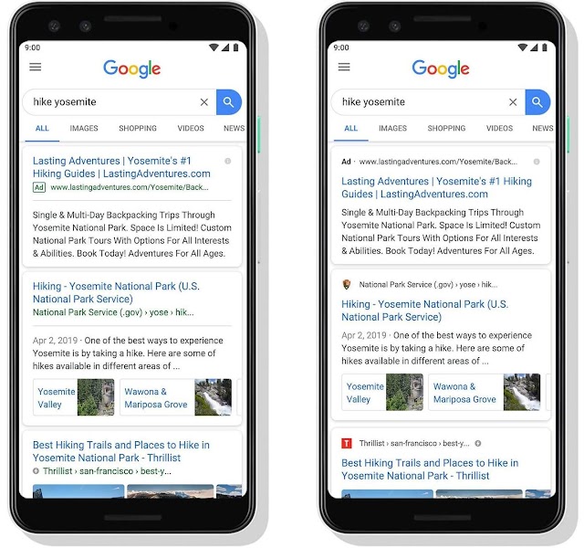 A New Look Gates on Mobile Devices on Google Search