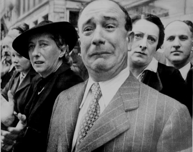 Frenchman crying - June, 1940