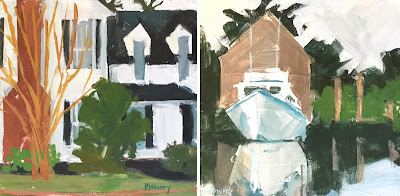 Barb Mowery's plein air paintings from 2019.