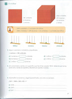 Ficha Matemática 3o.ano - Unidades, Dezenas, Centenas...