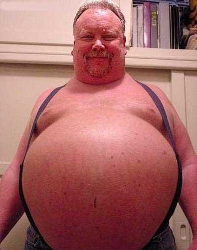 fat guy computer. screen fat ugly guy