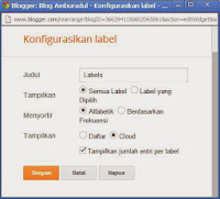 Cara Mudah Membuat Label Berputar di Blog