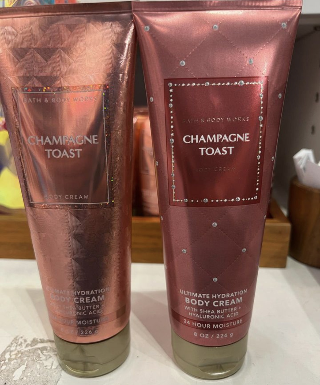 Bath & Body Works Champagne Toast Ultimate Hydration Body Cream with Hyaluronic Acid 8oz