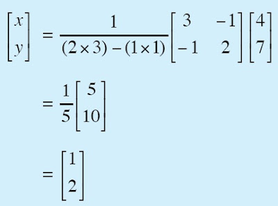 Penyelesaian Sistem Persamaan Linear dengan Matriks
