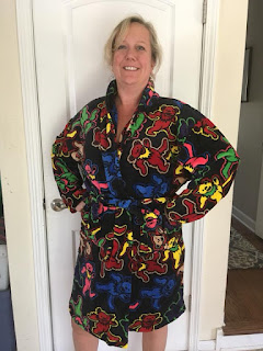 Grateful Dead Dancing Bear Robe