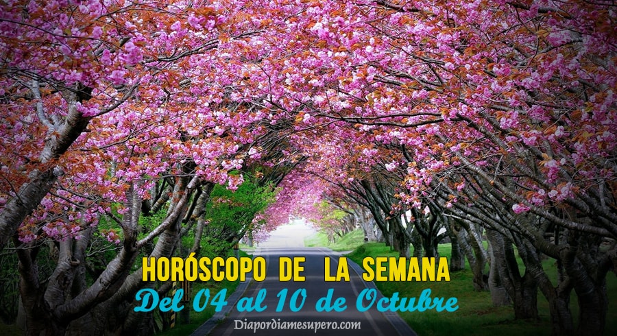 Horóscopo de la semana: Del 04 al 10 de octubre