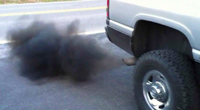 penyebab asap hitam  pada mesin diesel