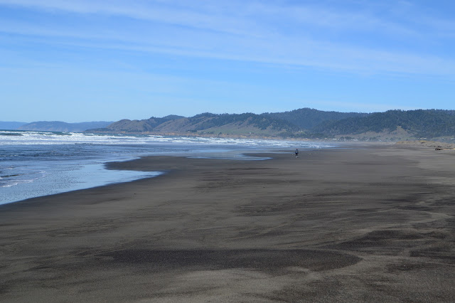 beach and hills