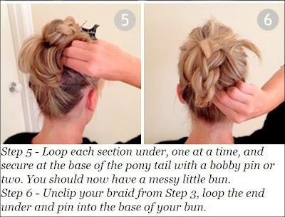 Cute braided hair bun for long hair tutorial