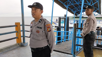 Polsek Kuala Kampar Rutin Pelayanan Kamtibmas  di Pelabuhan Penumpang