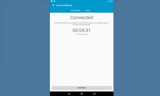 توصيل, النت, الكمبيوتر, للهاتف, خلال, كابل, USB,