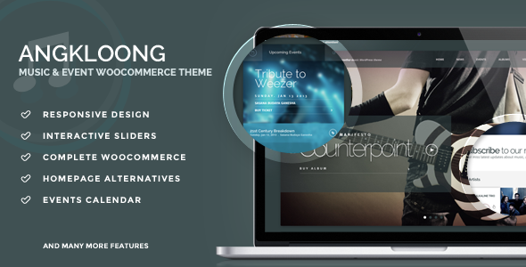 Events & Music WordPress Theme