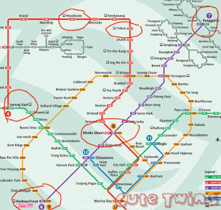 rute MRT Singapura