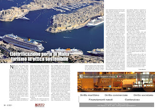 MARZO 2021 PAG. 38 - Elettrificazione porto di Malta turismo in ottica sostenibile  